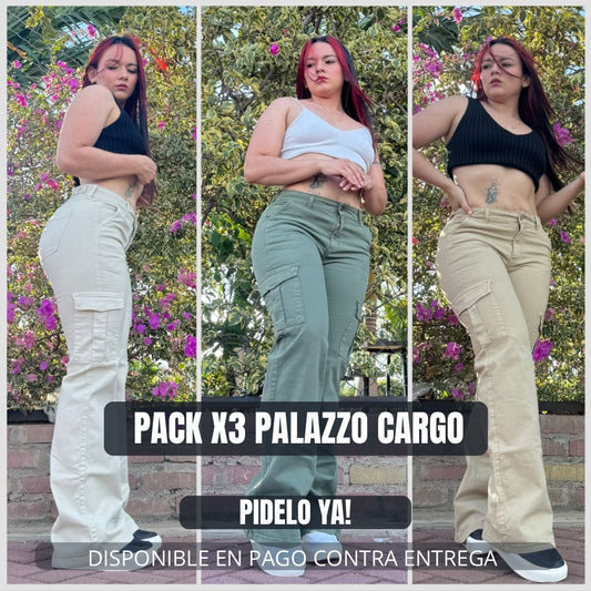 PACK PALAZZOS CARGO